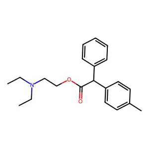 2-(Diethylamino)ethyl (4-methylphenyl)(phenyl)acetate structure
