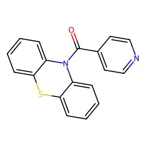 Phenothiazin-10-yl(pyridin-4-yl)methanone structure