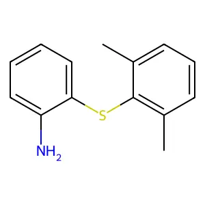 2-(2,6-Dimethylphenyl)sulfanylaniline structure
