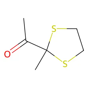 1-(2-甲基-1,3-二硫杂环戊烷-2-基)乙酮 structure