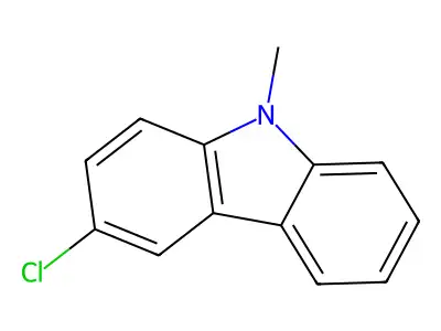 9H-Carbazole, 3-chloro-9-methyl- structure