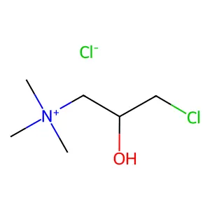 (3-Chloro-2-hydroxypropyl)trimethylammonium chloride structure