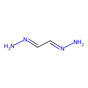 Ethanedial, dihydrazone structure