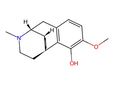 3-Methoxy-17-methylmorphinan-4-ol structure
