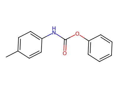 Carbamic acid, (4-methylphenyl)-, phenyl ester structure