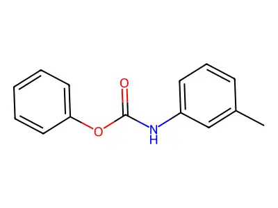Phenyl N-(3-methylphenyl)carbamate structure