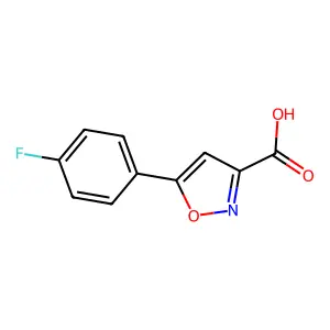 5-(4-Fluorophenyl)-1,2-oxazole-3-carboxylate structure