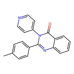 2-(4-Methylphenyl)-3-pyridin-4-ylquinazolin-4-one structure