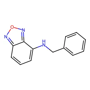 N-benzyl-2,1,3-benzoxadiazol-4-amine structure