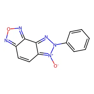 7-phenyl-7H-[1,2,3]triazolo[4,5-e][2,1,3]benzoxadiazole 6-oxide structure