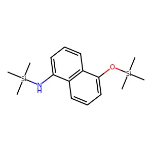 N-trimethylsilyl-5-trimethylsilyloxynaphthalen-1-amine structure