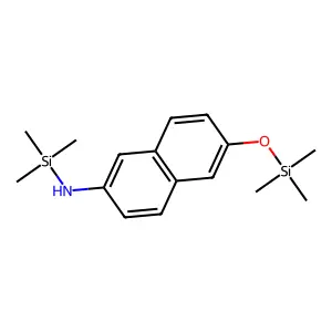 N-trimethylsilyl-6-trimethylsilyloxynaphthalen-2-amine structure