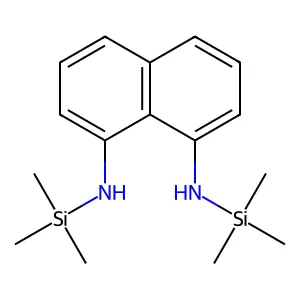 1,8-Naphthalenediamine, N,N'-bis(trimethylsilyl)- structure