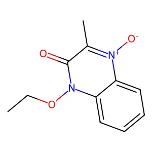 1-ethoxy-3-methylquinoxalin-2(1H)-one 4-oxide structure