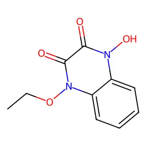 1-Ethoxy-4-hydroxyquinoxaline-2,3-dione structure