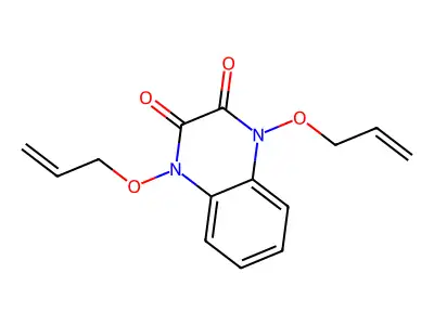 1,4-Bis(prop-2-enoxy)quinoxaline-2,3-dione structure