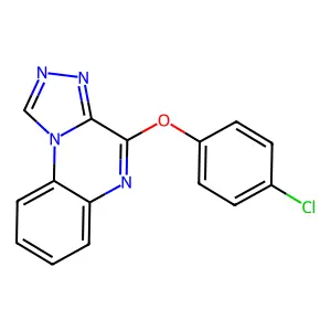 4-(4-Chlorophenoxy)-[1,2,4]triazolo[4,3-a]quinoxaline structure