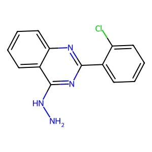 2-(2-Chlorophenyl)-4-hydrazinylquinazoline structure