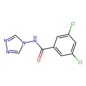 3,5-dichloro-N-(4H-1,2,4-triazol-4-yl)benzamide structure