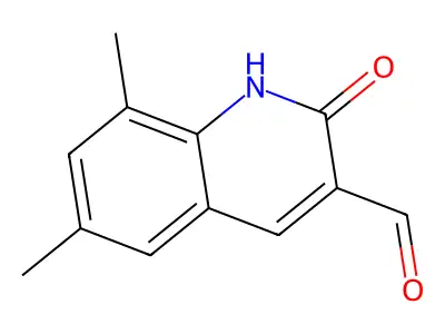 6,8-Dimethyl-2-oxo-1,2-dihydroquinoline-3-carbaldehyde structure