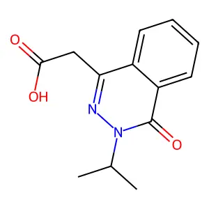 (3-Isopropyl-4-oxo-3,4-dihydro-phthalazin-1-yl)-acetic acid structure