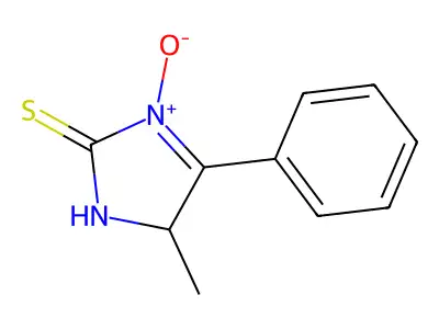 5-Methyl-4-phenyl-3-imidazoline-2-thione 3-oxide structure