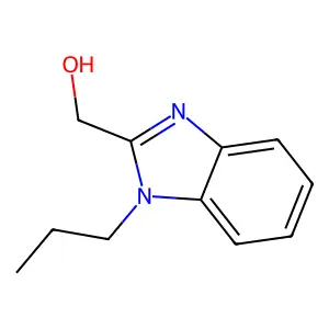(1-propyl-1H-benzimidazol-2-yl)methanol structure