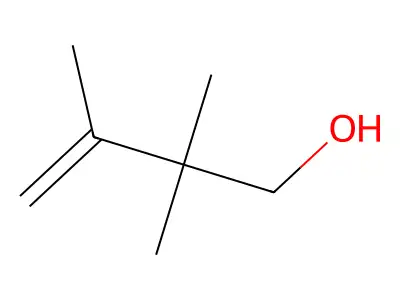 2,2,3-Trimethylbut-3-en-1-ol structure