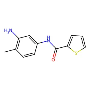 N-(3-amino-4-methylphenyl)thiophene-2-carboxamide structure