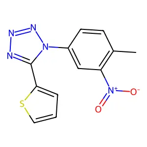 1-(4-Methyl-3-nitrophenyl)-5-(2-thienyl)-1H-tetrazole structure