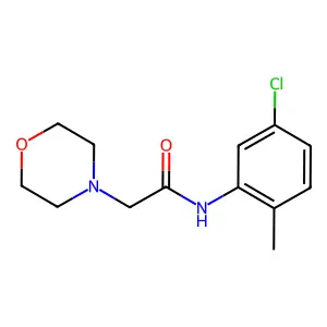 N-(5-氯-2-甲苯基)-2-吗啉基乙酰胺 structure