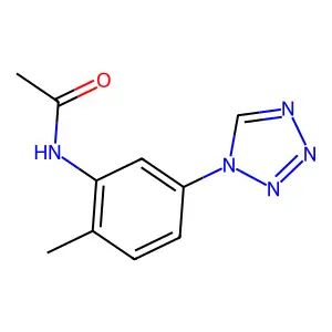 N-[2-Methyl-5-(1H-tetrazol-1-yl)phenyl]acetamide structure