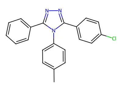 3-(4-Chloro-phenyl)-5-phenyl-4-p-tolyl-4H-[1,2,4]triazole structure