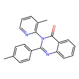 2-(4-Methylphenyl)-3-(3-methylpyridin-2-yl)quinazolin-4-one structure