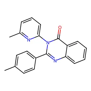 2-(4-Methylphenyl)-3-(6-methylpyridin-2-yl)quinazolin-4-one structure