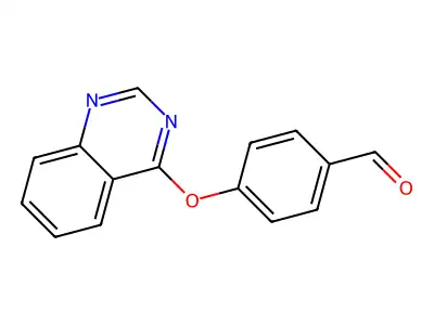 4-(Quinazolin-4-yloxy)benzaldehyde structure