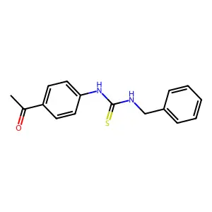 1-(4-Acetylphenyl)-3-benzylthiourea structure