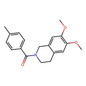 (6,7-Dimethoxy-3,4-dihydro-1H-isoquinolin-2-yl)-p-tolyl-methanone structure