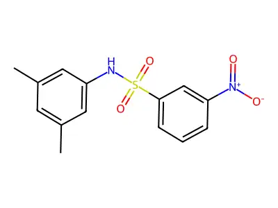 N-(3,5-dimethylphenyl)-3-nitrobenzenesulfonamide structure