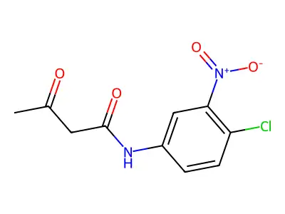 N-(4-chloro-3-nitrophenyl)-3-oxobutanamide structure