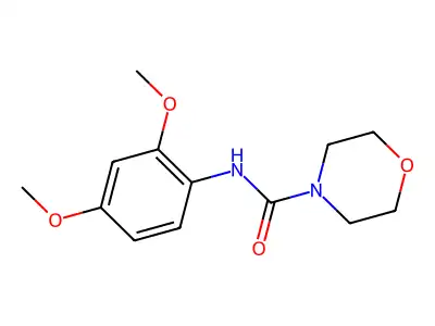 N-(2,4-dimethoxyphenyl)morpholine-4-carboxamide structure