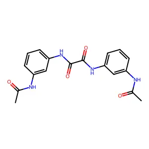 N,N'-bis(3-acetamidophenyl)oxamide structure