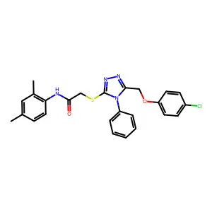 C25H23ClN4O2S structure