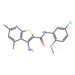 C17H16ClN3O2S structure