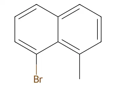 1-Bromo-8-methylnaphthalene structure