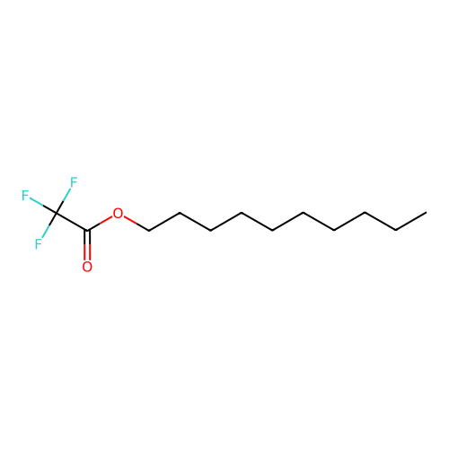 Decyl trifluoroacetate structure