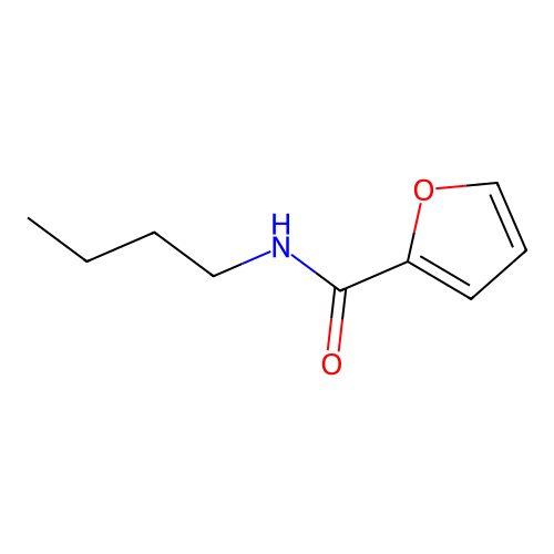 2-Furancarboxamide, N-butyl- structure