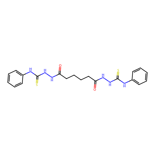 1,1'-Adipoylbis(4-phenyl-3-thiosemicarbazide) structure