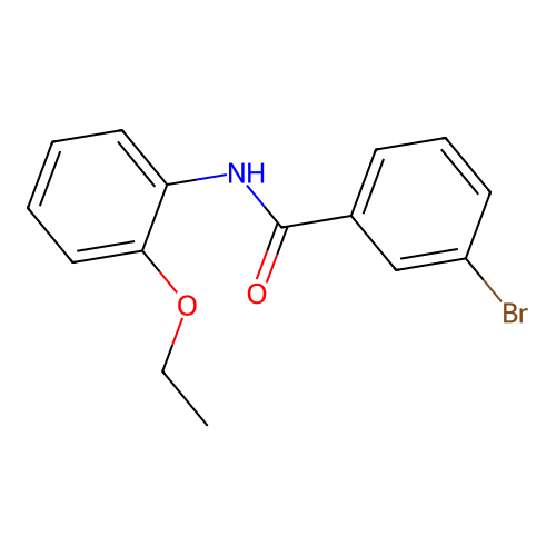 3-bromo-N-(2-ethoxyphenyl)benzamide structure