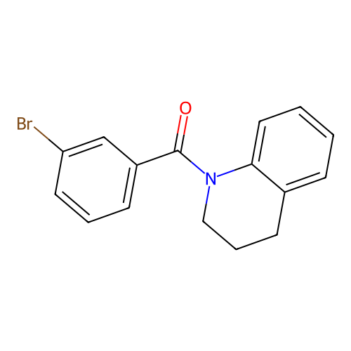 1-(3-Bromobenzoyl)-1,2,3,4-tetrahydroquinoline structure